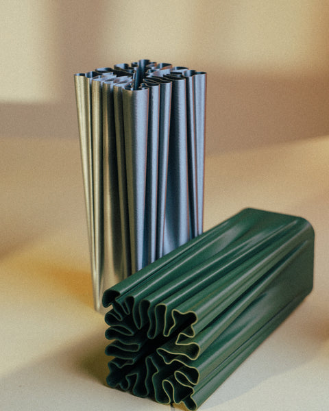 FLUTED VASE