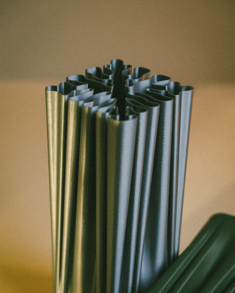 FLUTED VASE